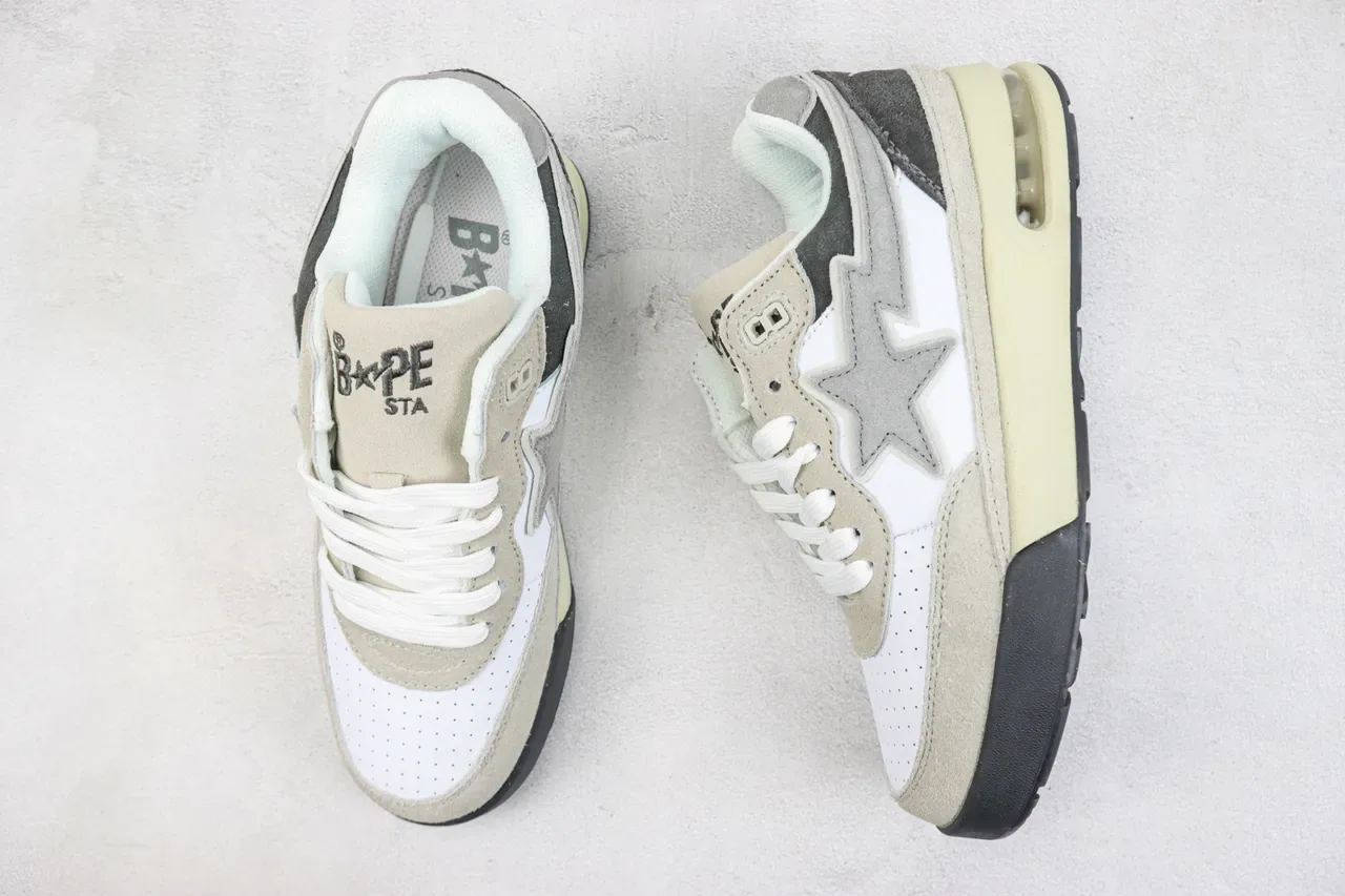 Puma Star Runner Bege Cinza Branco Tênis Lifestyle 3