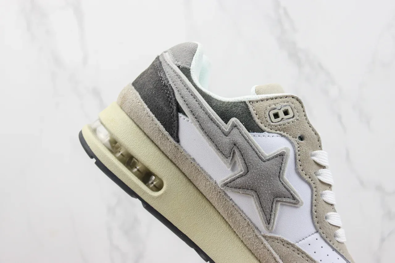 Puma Star Runner Bege Cinza Branco Tênis Lifestyle 5