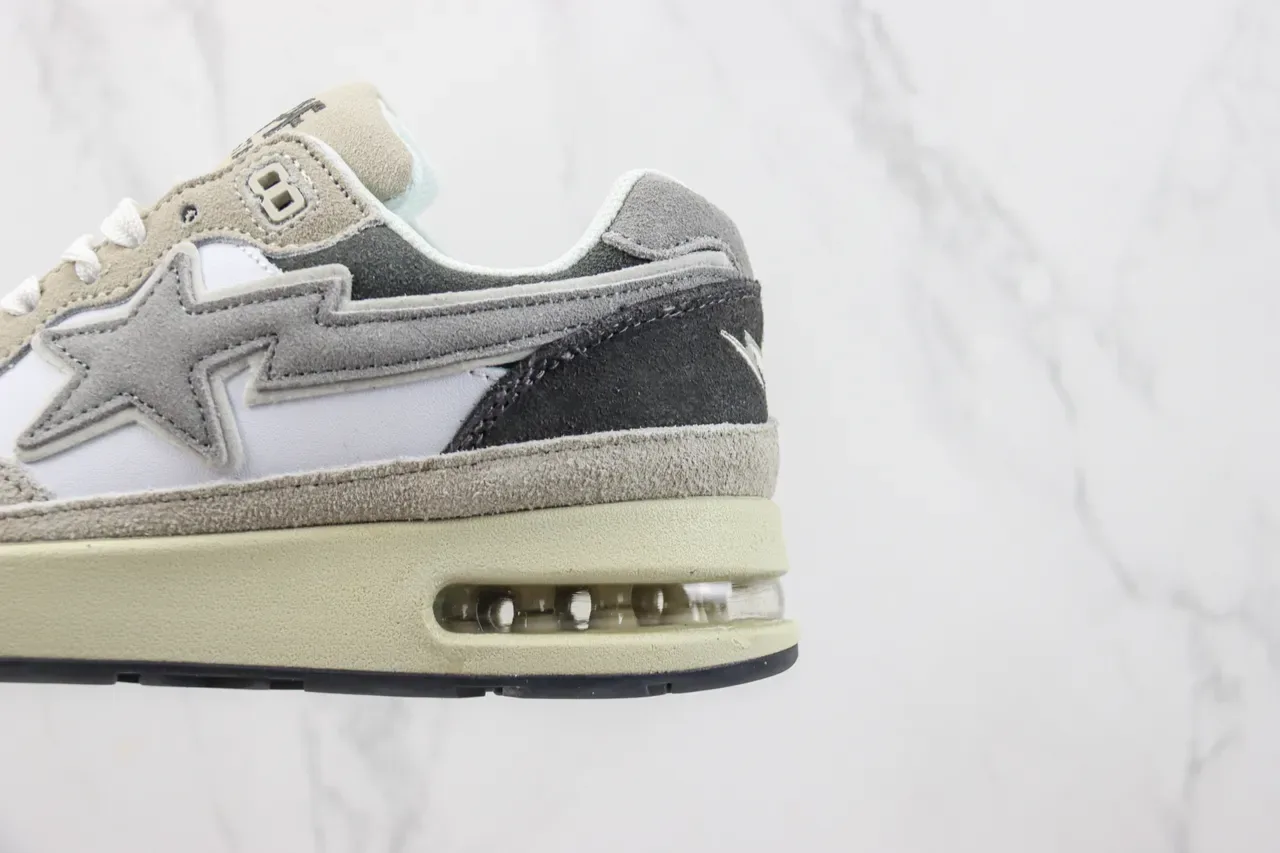 Puma Star Runner Bege Cinza Branco Tênis Lifestyle 7