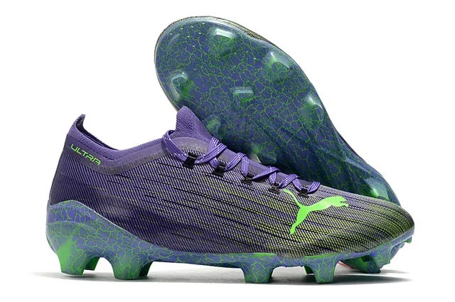 Puma Ultra Multicolor Blanc Haut en Knit Silhouette Low-Cut Superficie Firme Chaussures de Football 3
