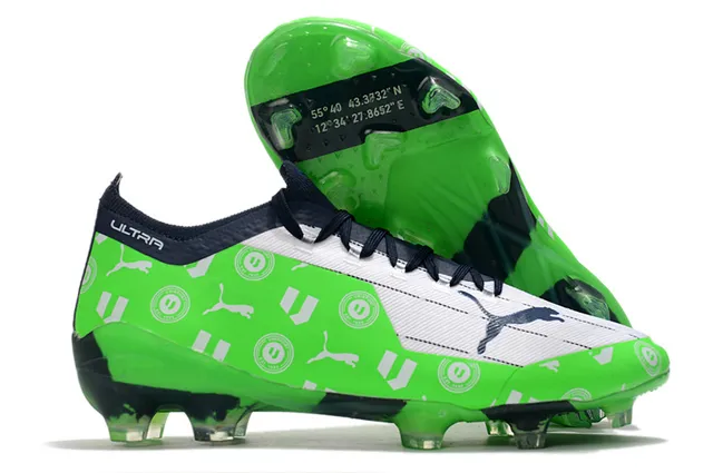 Puma Ultra Multicolor Blanc Haut en Knit Silhouette Low-Cut Superficie Firme Chaussures de Football 9