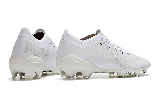 Puma Ultra Multicolor Blanc Haut en Knit Silhouette Low-Cut Superficie Firme Chaussures de Football 17