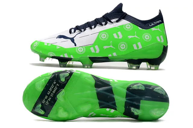 Puma Ultra Multicolor Blanc Haut en Knit Silhouette Low-Cut Superficie Firme Chaussures de Football 24