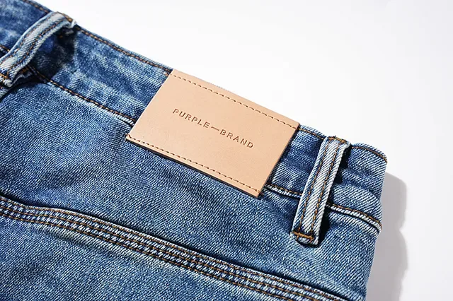 Purple Brand Distressed Medium-Wash Slim-Fit Jeans 7