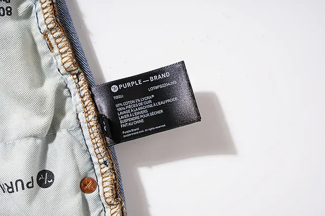Purple Brand Distressed Medium-Wash Slim-Fit Jeans 11