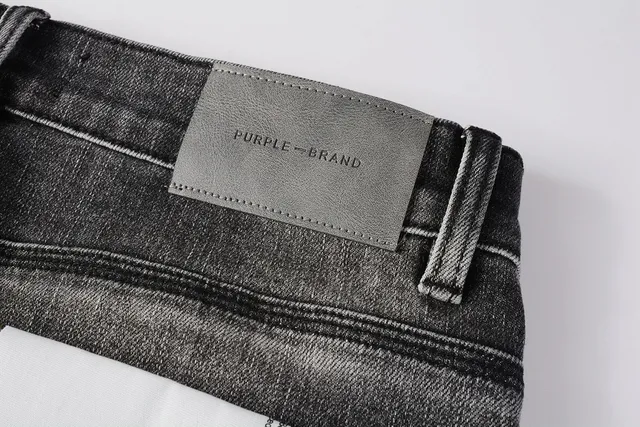 Purple Brand Distressed Paint-Splatter Slim-Fit Jeans 4