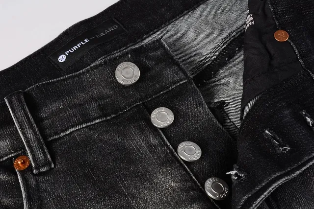 Purple Brand Distressed Paint-Splatter Slim-Fit Jeans 11