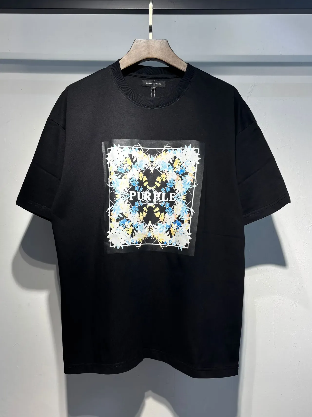 Purple Brand Floral Graphic Oversized T-Shirt 5