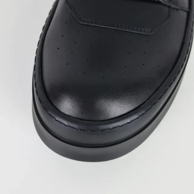 Rick Owens Ramones Black Platform Ankle Boots 5