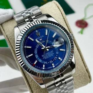 Rolex Sky-Dweller Blue Dial Stainless Steel Mechanical Watch