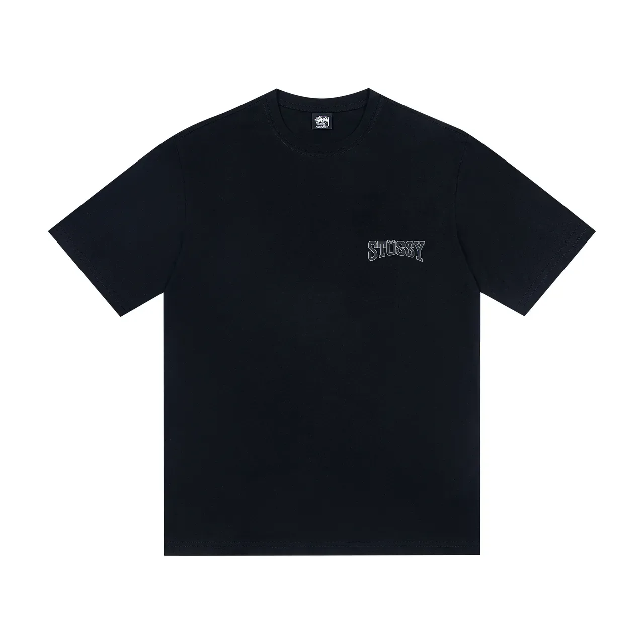 Stussy Stock Logo and Tire Graphic T-Shirt 5