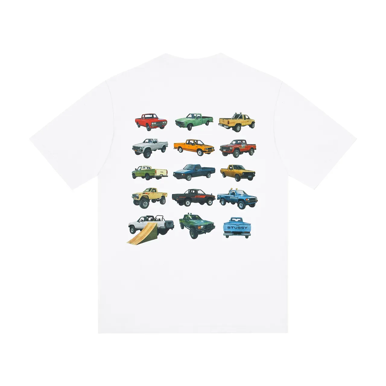 Stussy Truck Graphic Print Crew-Neck T-Shirt 2