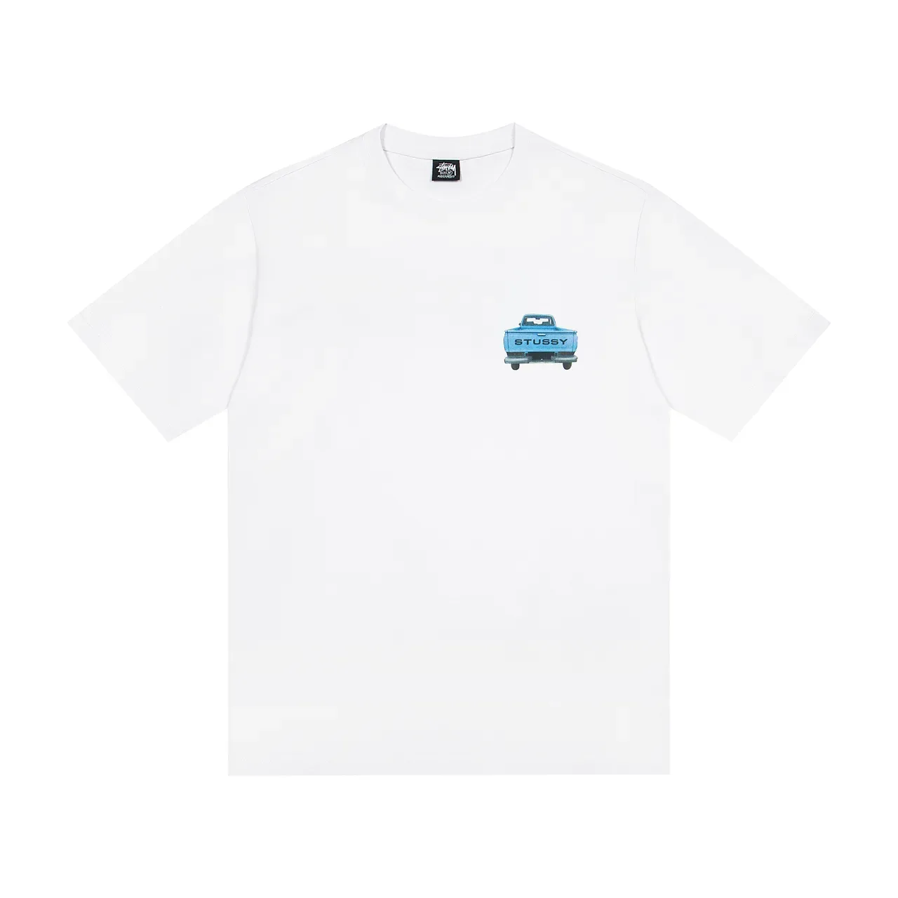 Stussy Truck Graphic Print Crew-Neck T-Shirt 3