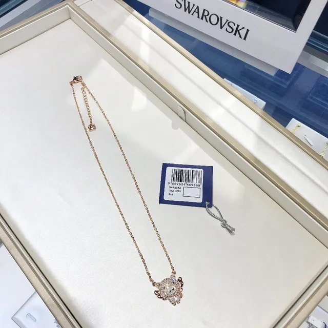 Swarovski Porcelet Charme Cristal Pendentif Collier 2