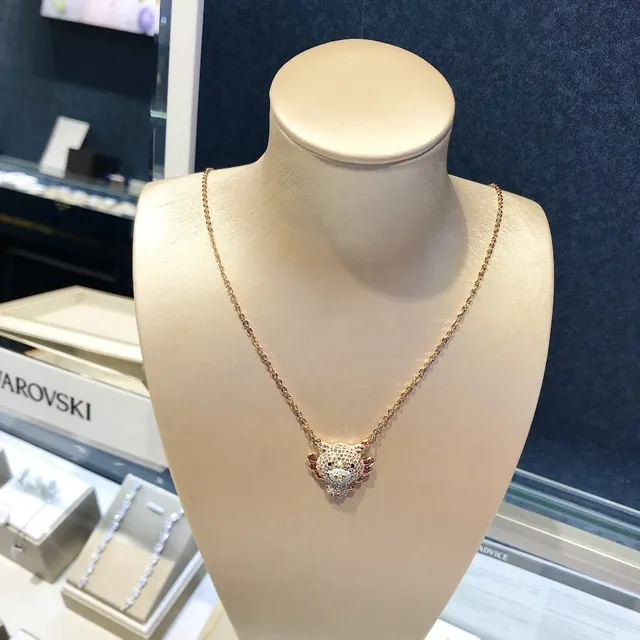 Swarovski Porcelet Charme Cristal Pendentif Collier 4
