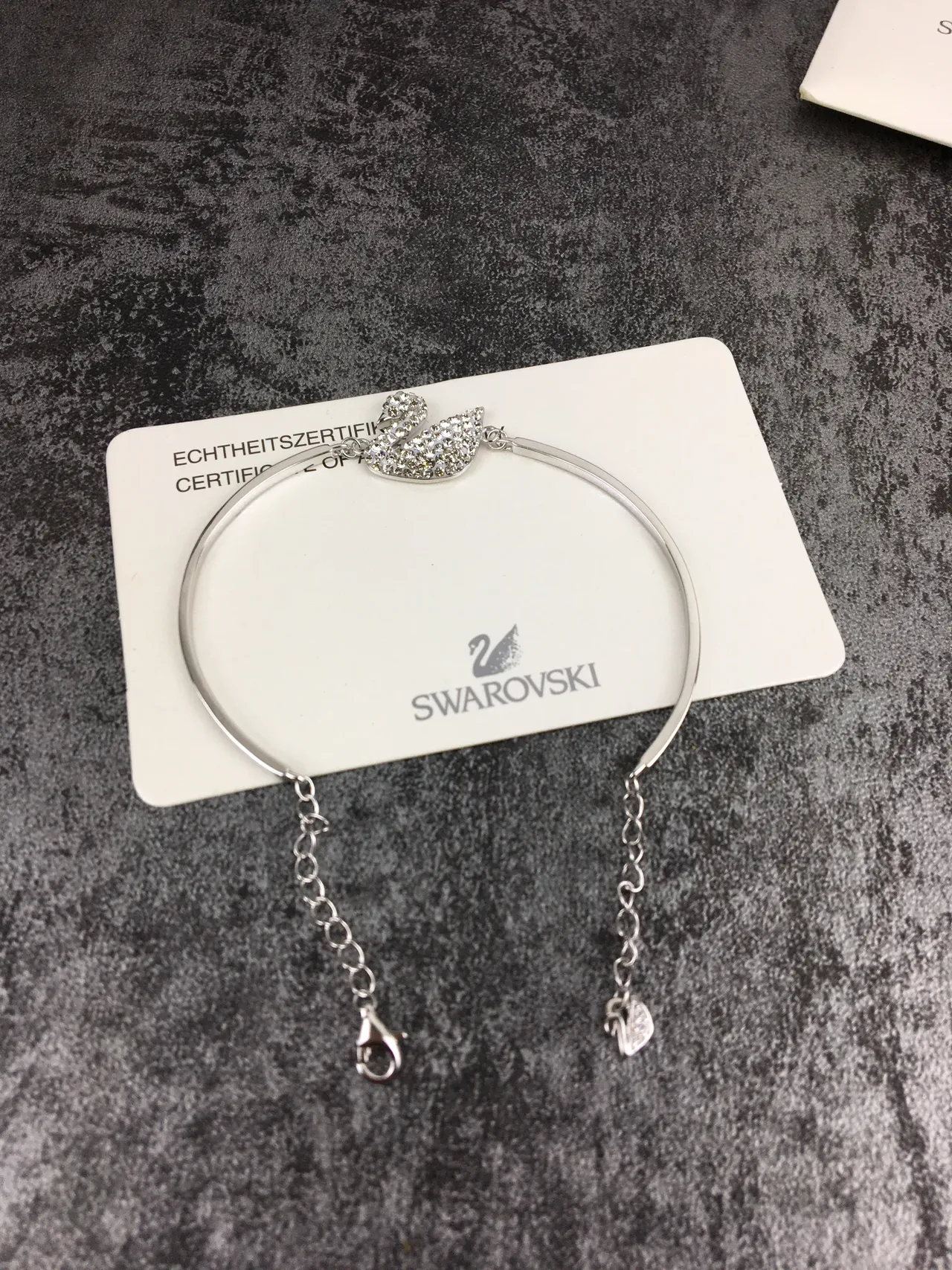 Swarovski Swan Crystal-Encrusted Open Bangle Bracelet 3