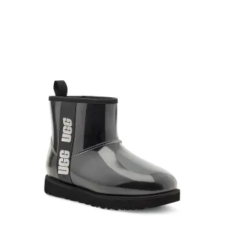 UGG Black Transparent Translucent Glossy Snow Boots