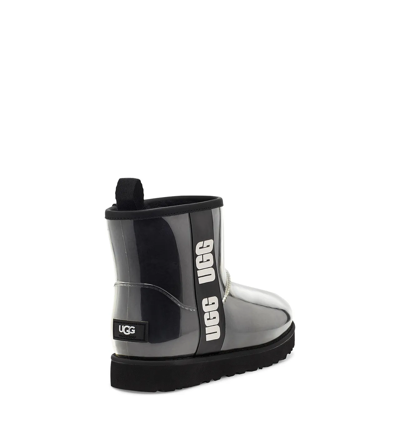 UGG 黑色透明半透明有光泽雪靴 4