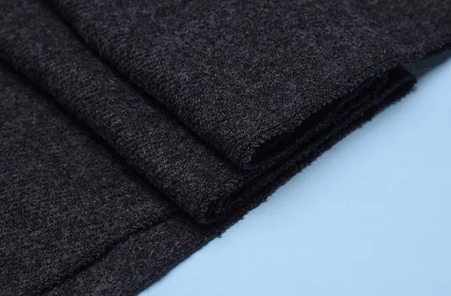 UGG Classic Black Thick Woven Texture Fringed Edges Cashmere Scarf 4