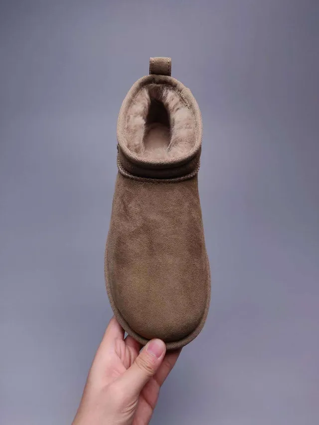 UGG Classic Mini Chestnut Suede Snow Boots 3