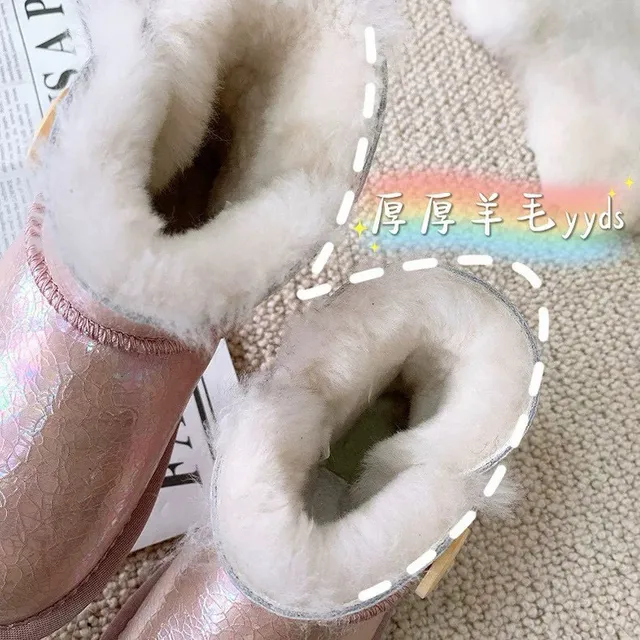 UGG Classic Mini Holographic Black Snow Boots 11