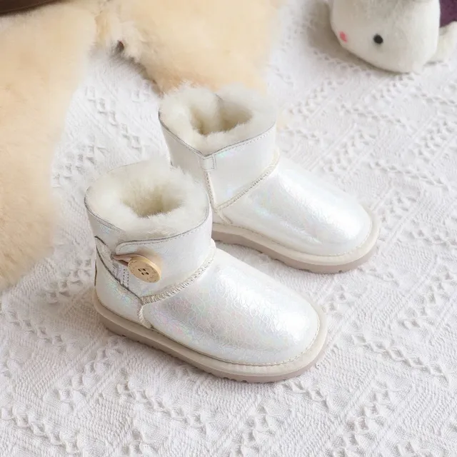 UGG Classic Mini Holographic Black Snow Boots 18