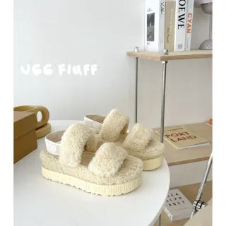 UGG فروة الشاة المنصة الزلابية
