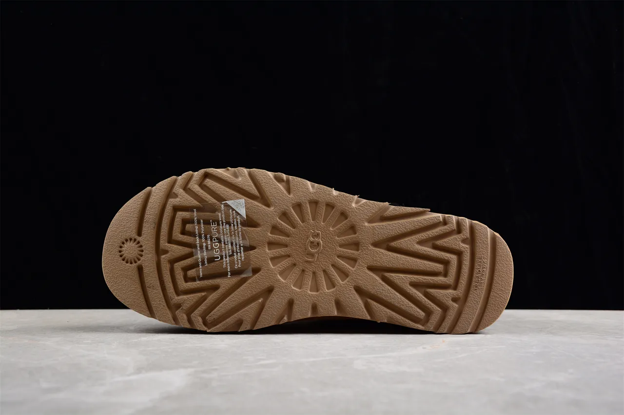 UGG Tan Suede Strap Closure Snow Boot 12