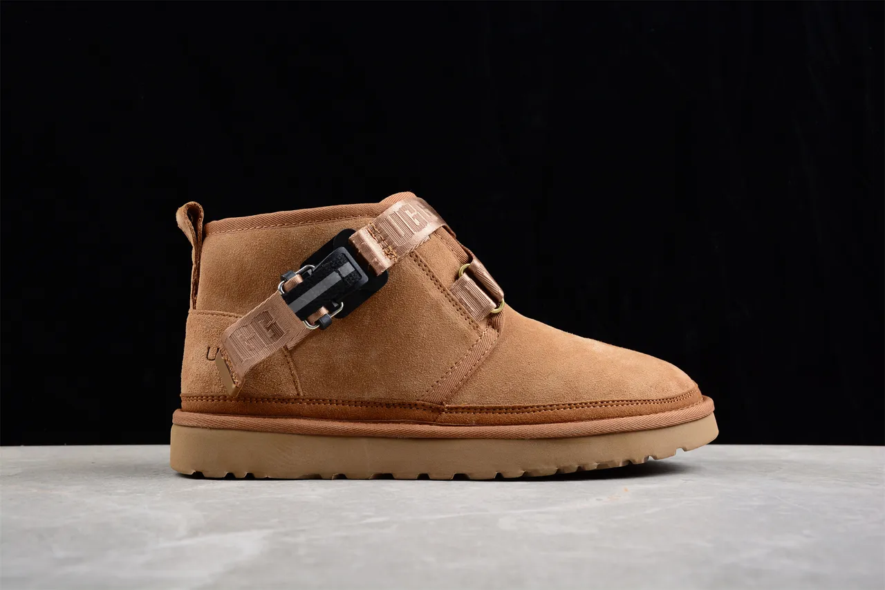 UGG Tan Suede Strap Closure Snow Boot 13