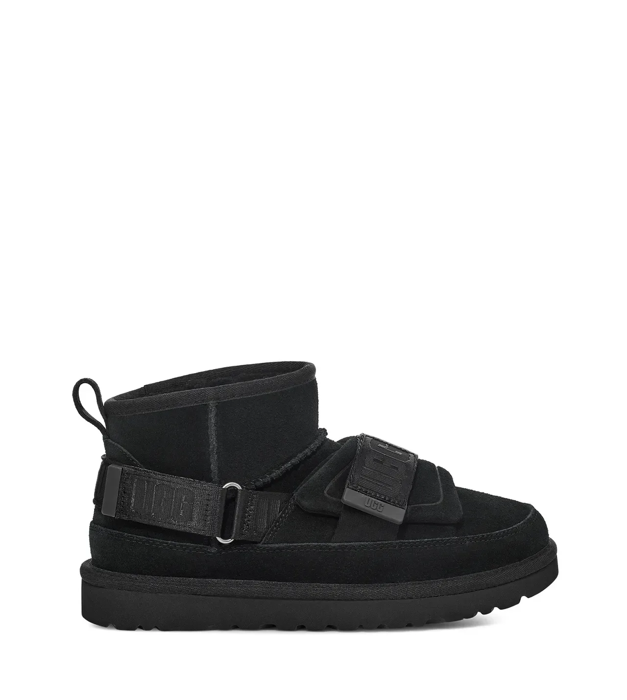 UGG Tasman Black Strapped Snow Boots 2