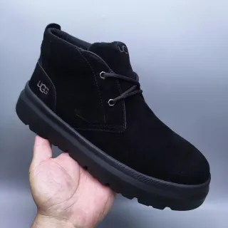 UGG Tasman Black Suede Lace-Up Ankle Boot