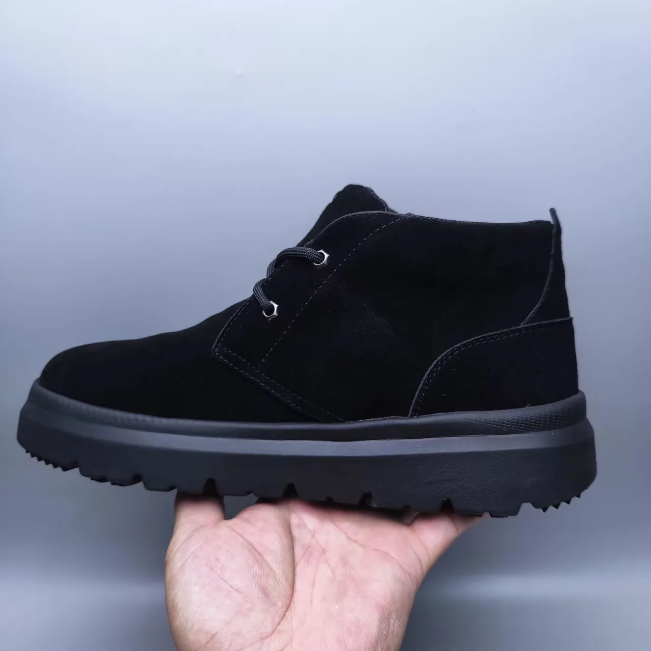 UGG Tasman Black Suede Lace-Up Ankle Boot 4