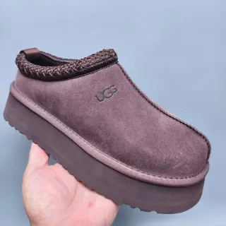 UGG Tasman أحذية كاجوال بني سويد علوية مضفرة مغزولة
