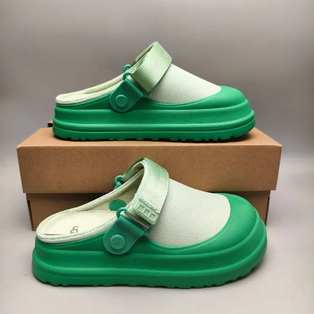 UGG Tasman كلوج أخضر ذو لونين 5