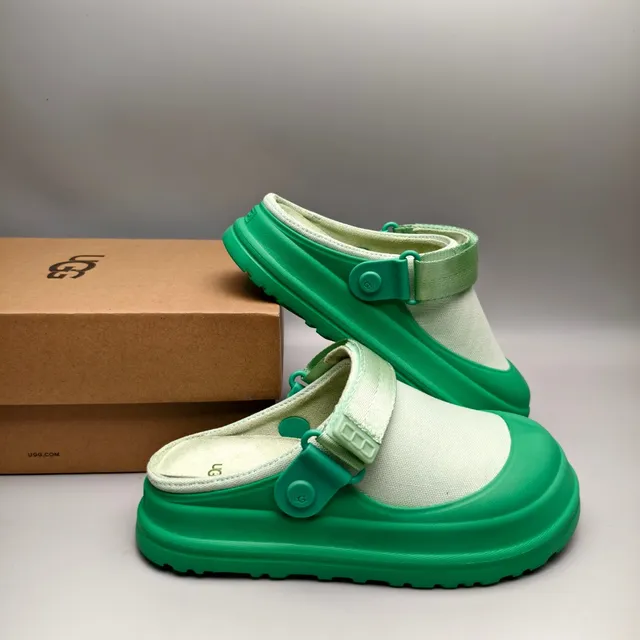 UGG Tasman كلوج أخضر ذو لونين 6
