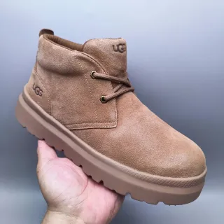UGG Tasman Tan Suede Lace-Up Ankle Boots