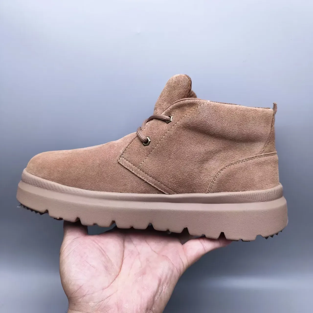 UGG Tasman Tan Suede Lace-Up Ankle Boots 2
