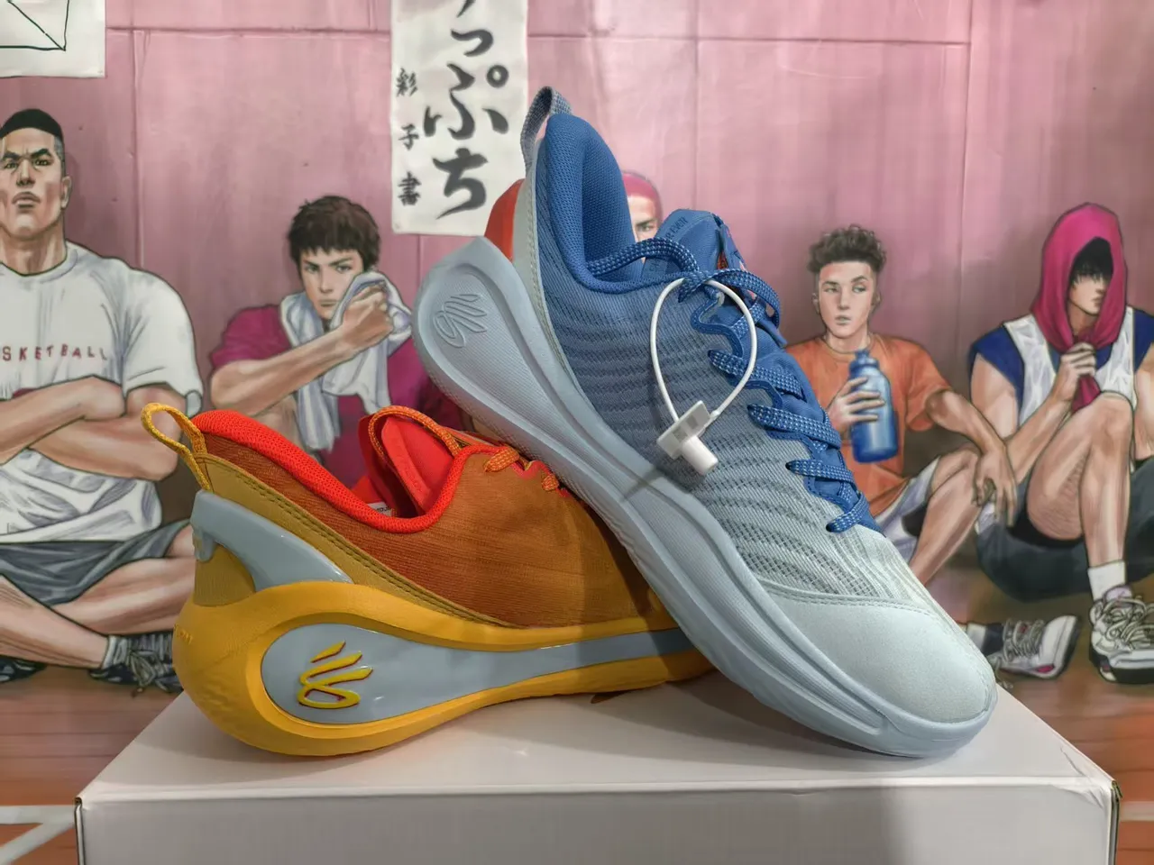 Under Armour Curry Color-Blocked Mesh Midsole Basketball Shoes 4