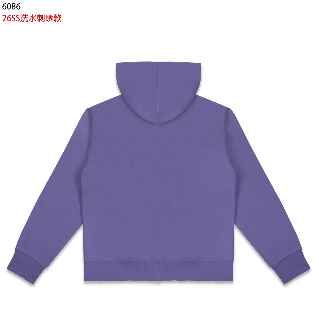 Vale Forever Red Sudadera con capucha con cremallera y crest bordada 5