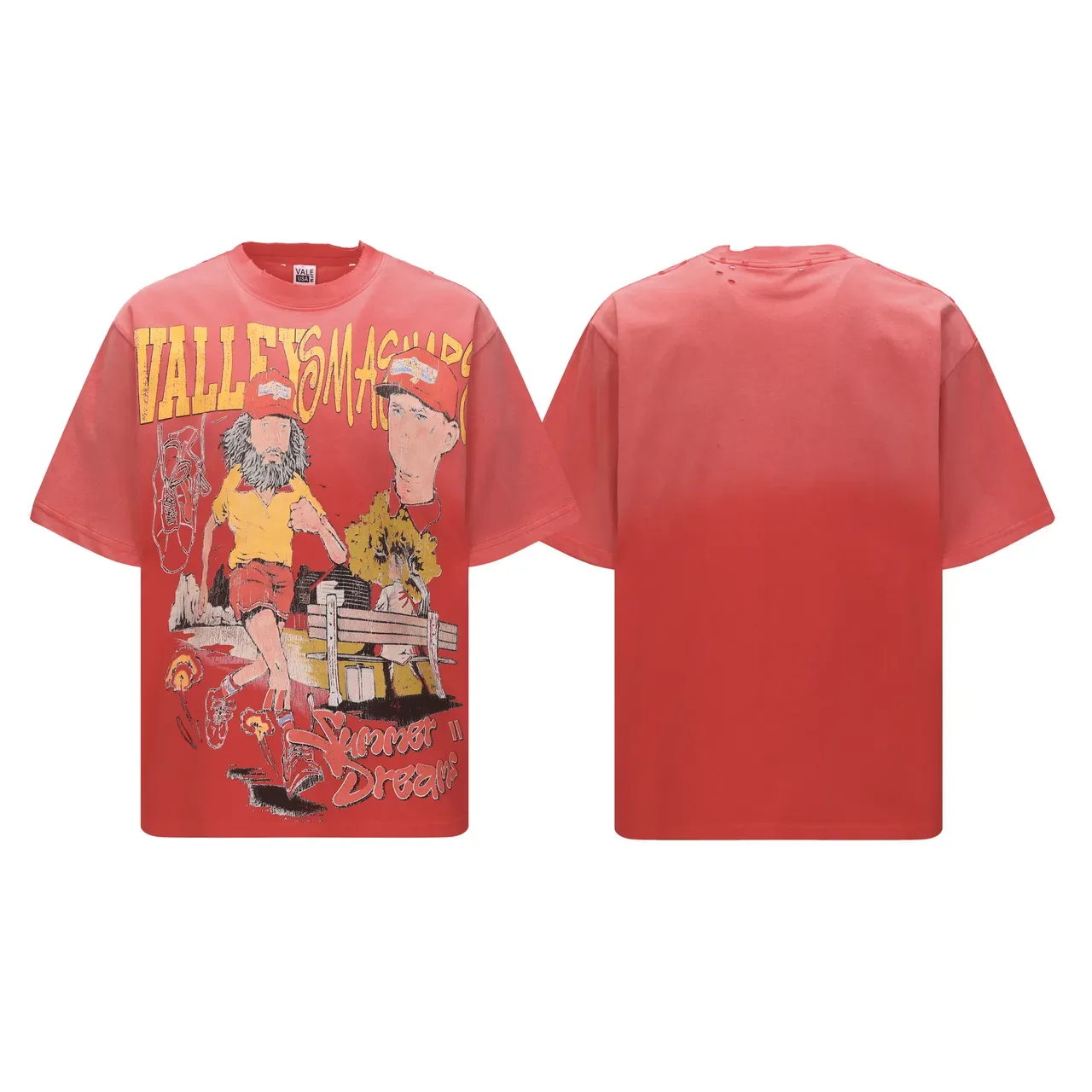 تي شيرت أوفرسايز جرافيك Vale Forever Valley Smashers Summer Dreams 8