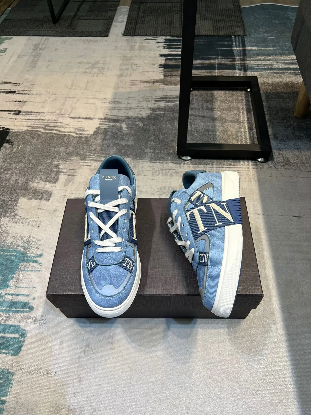 Valentino VLTN Tênis Lifestyle com Alça de Denim 4