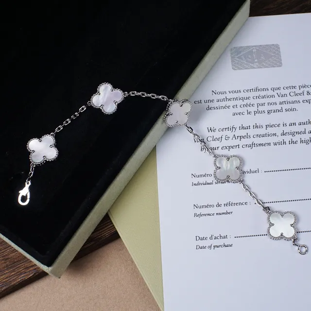 Van Cleef & Arpels Alhambra Cinq motif Mère-de-perle Bracelet 5