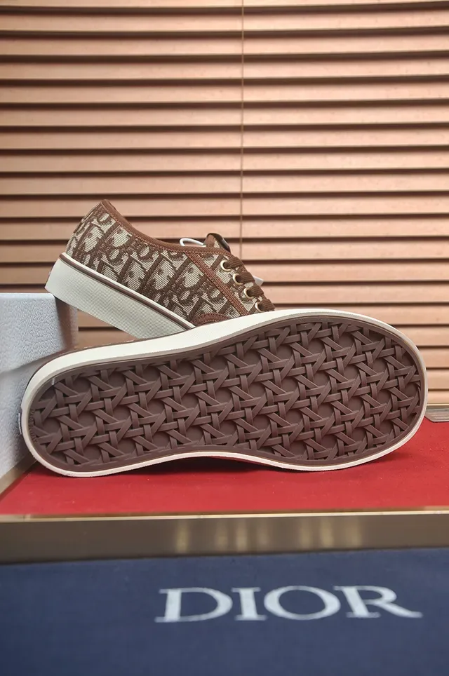 Vans Era Monogram Canvas Brown Beige Skateboard Shoes 3