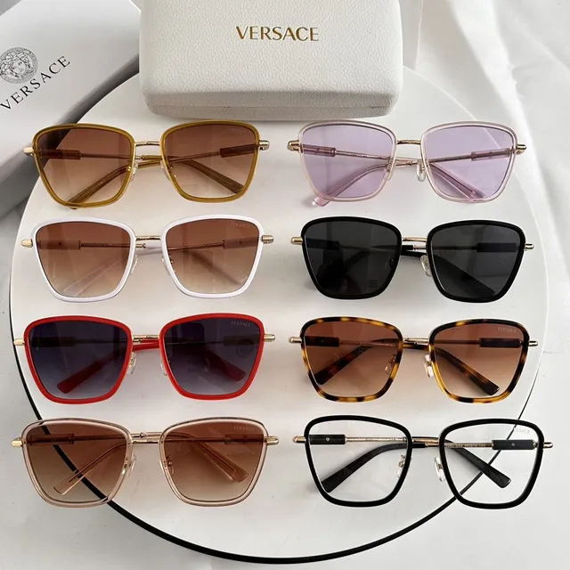 Versace Chain Reaction Black and Gold Optical Glasses 2