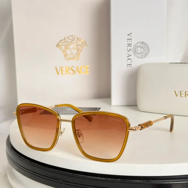 Versace Chain Reaction Black and Gold Optical Glasses 4