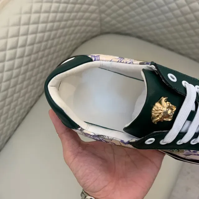 Versace Chain Reaction Medusa Print Vert Chaussures Lifestyle 3
