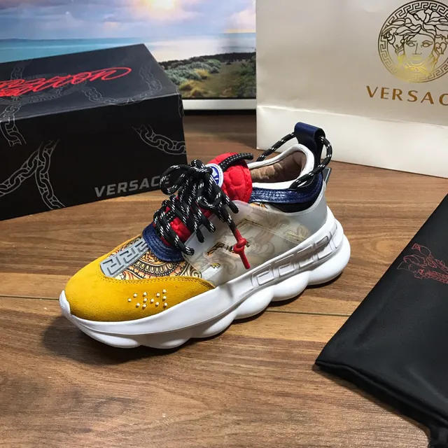 Versace Chain Reaction Multicolor Chunky Sneakers 1