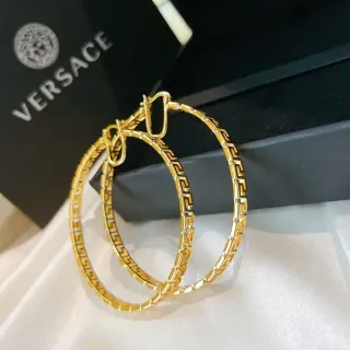 Versace Greca Odissea 金色 希腊钥匙 耳环