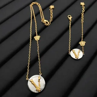 Versace Iconic Medusa & V Collection Cadena de Oro