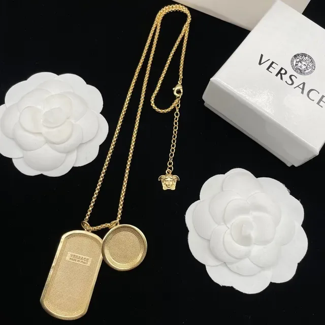 Collier à double pendentif Versace Medusa et Greca Dog Tag 3